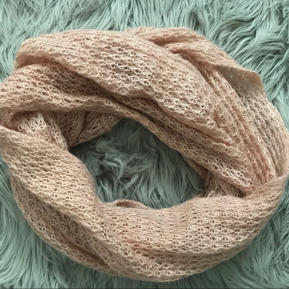 pink scarf